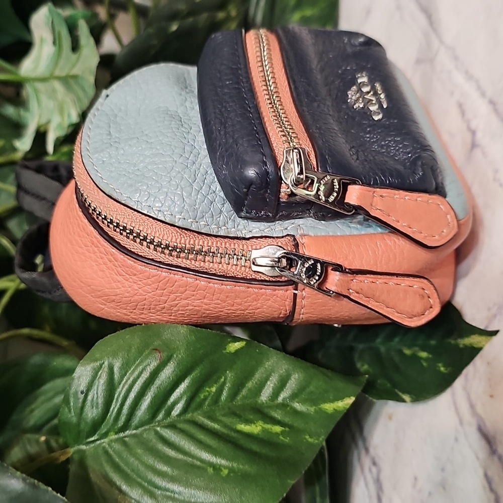 Coach Multicolor Mini Backpack Keychain - Picture 5 of 11